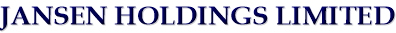JANSEN HOLDINGS LIMITED